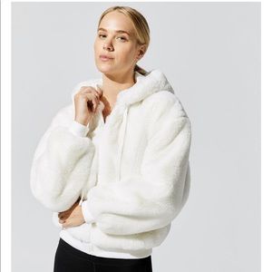 Blanc Noir faux fur jacket from Carbon38